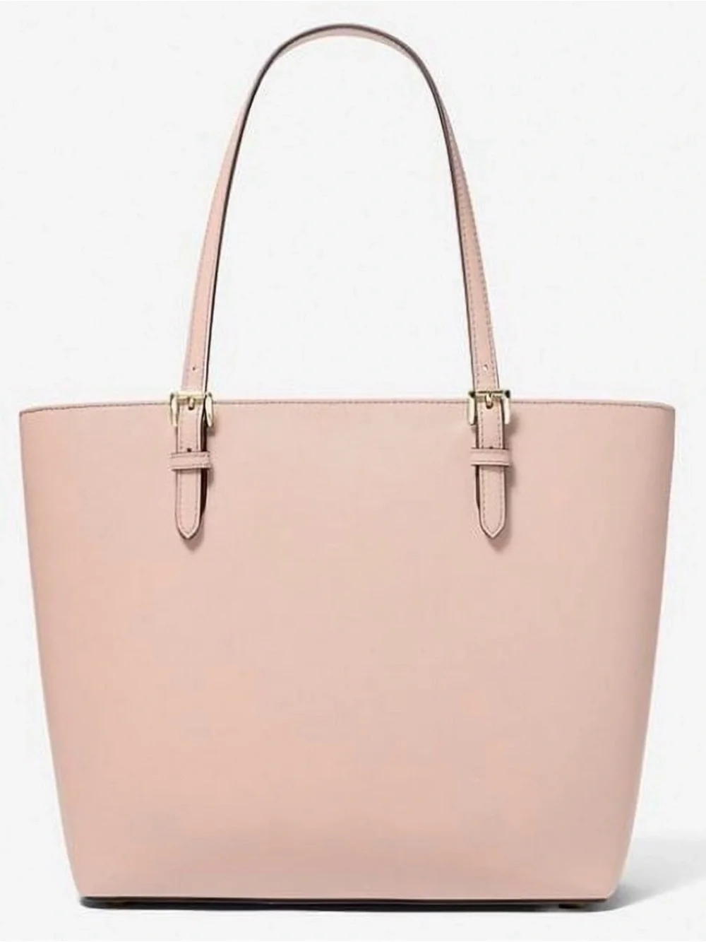 Michael Kors Blush Pink Leather Tote with Front Pocket